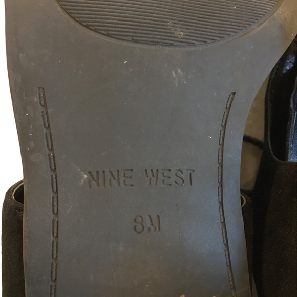 NINE WEST - Niblo Suede Lace up Oxford style Flat women’s shoes -Size 8m - Picture 3 of 6